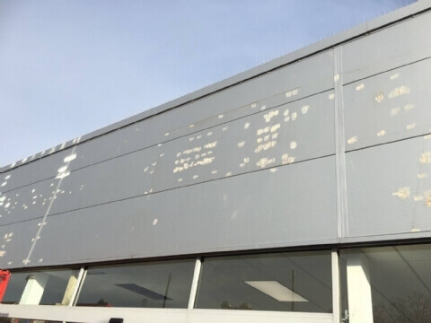 on-site cladding paint spraying Chagford